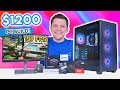 Best $1200 Gaming PC Build 2024! 😃 [ft. RX 7800 XT w/ Benchmarks]