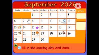 Starfall Calendar: 📅 September 15th