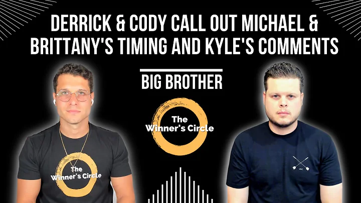 Big Brother 24 | Derrick & Cody Call Out Michael a...