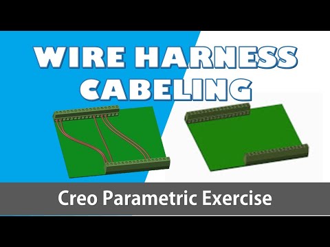 creo-parametric-cabeling-harness-|-basic-wiring-pcb-conmector-cabling-titorial