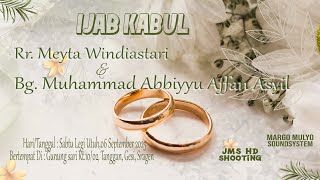 🔴📡LIVE IJAB KABUL MEYTA & AFFAN | MARGO MULYO AUDIO | JMS HD 02 | Tanggan ,06 Sept 2025