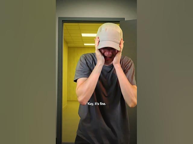Realizing you're stuck in the Back Rooms #backrooms #backroomsfoundfootage #skit #meme #funny