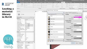 Loading a material library in Revit