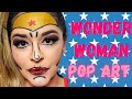 Wonder Woman Pop Art Makeup Tutorial - Superhero Cosplay Look