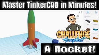 Razzi incredibili in pochi minuti! Lezione gratuita di Tinkercad! screenshot 4