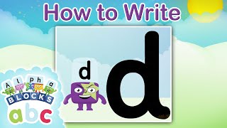 @officialalphablocks - Learn How to Write the Letter D | Curly Line | How to Write App screenshot 4