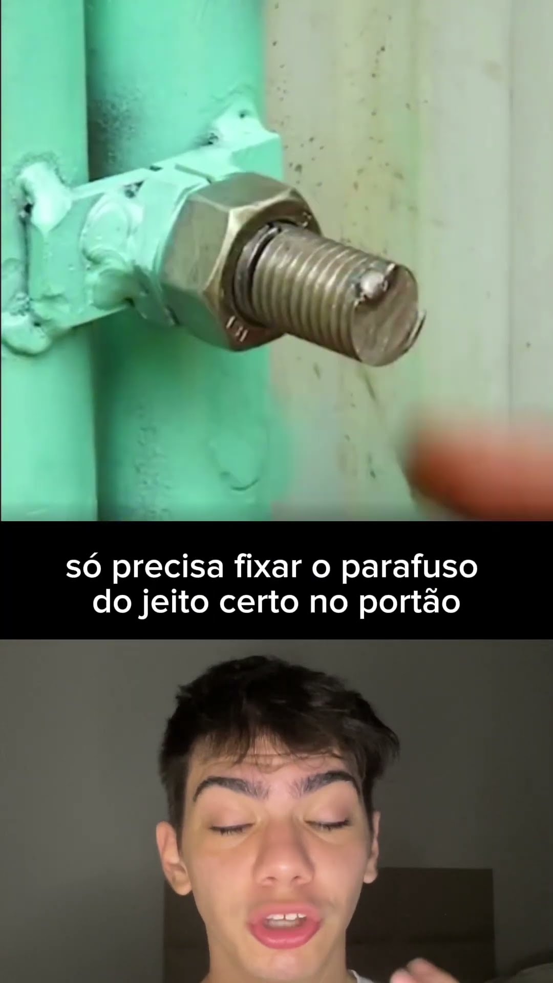 Fechadura prática com porca e parafuso! ??️ Fácil, rápido e super funcional. Testa aí!