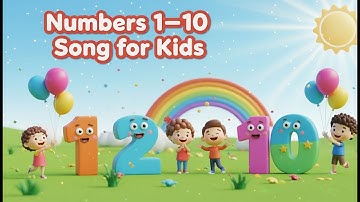 Kids Numbers Song 1–10 | Learn to Count with Fun Music! 🎶