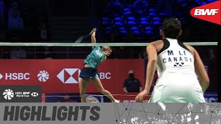 DANISA Denmark Open 2020 | Mia Blichfeldt and Michelle Li play out an outstanding quaterfinals match