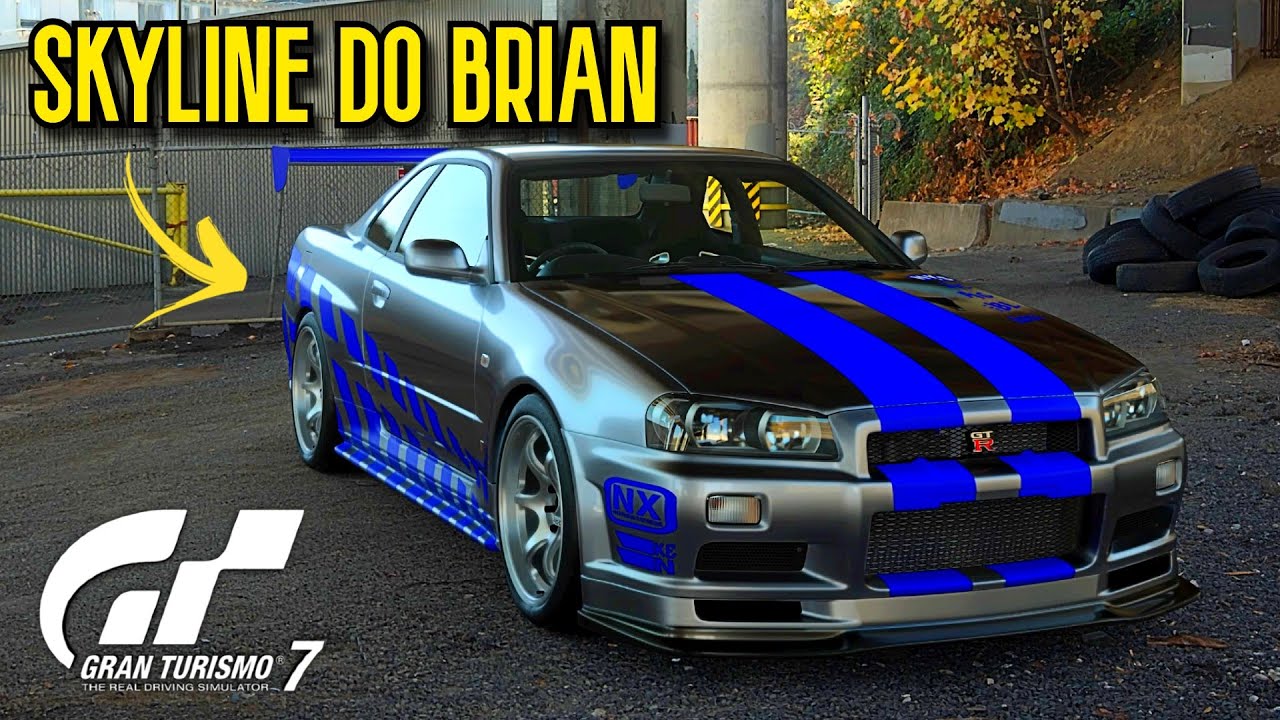 R34 Skyline Prata do Brian de Velozes e Furiosos - Gran Turismo 7