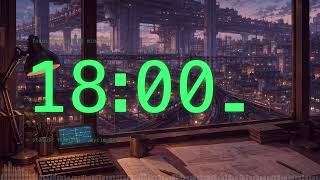 30 Minute Timer with Music · Lofi Jazz — Twilight Railway Hub | WORK TIMER 2112 screenshot 4