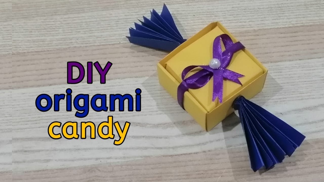how to make origami Candy gift box/paper candy/diy paper candy gift box ...