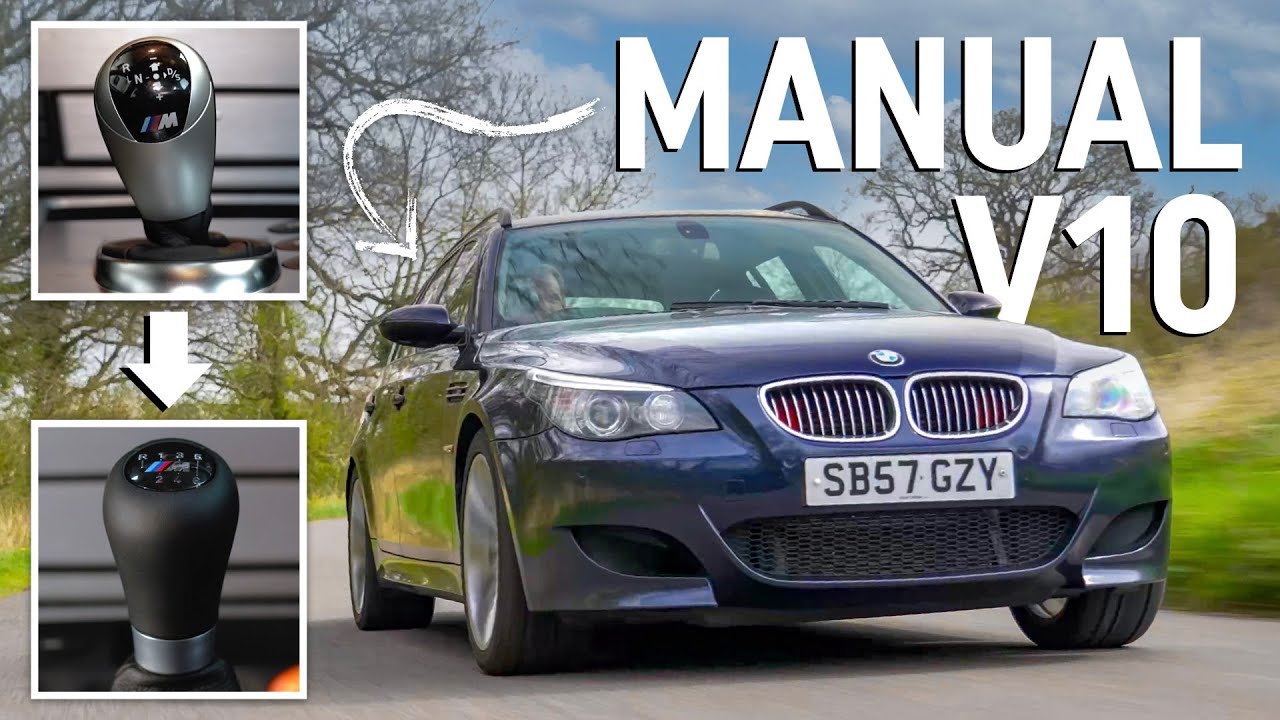 We manual-swapped our V10 BMW M5 estate!