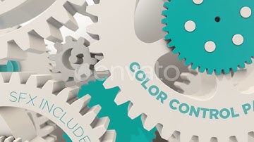 Cogwheel Open Animation After Effects Template