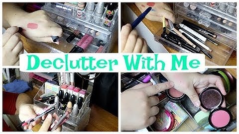 Declutter my vanity with me | part 1