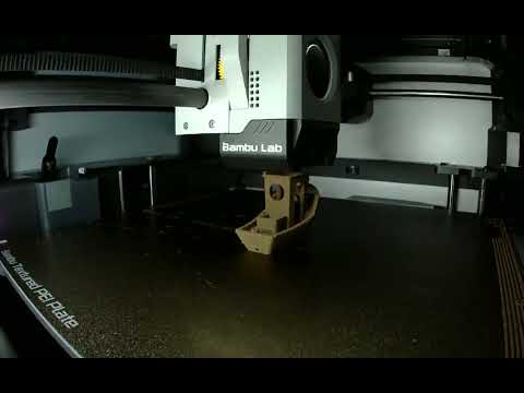 Bambu Lab X1 Carbon printing Bronze Filamet™