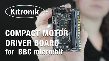 Compact Motor Driver Board for BBC micro:bit - by Kitronik