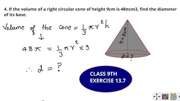 ncert class 9 maths chapter 13(surface areas and volumes) exercise 13.7 question 4 #maths #shorts