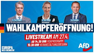 Live: AfD-Wahlkampfstart in Donaueschingen!