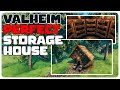 How to build an organised storage house with black metal chests  valheim