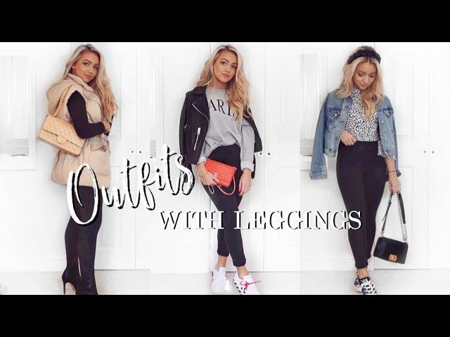 OUTFITS WITH LEGGINGS! / Outfit Ideas 2020! 