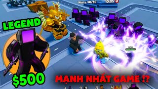 ENERGIZED TV MAN LÀ LEGEND MẠNH NHẤT !? SKIBIDI TOWER DEFENSE