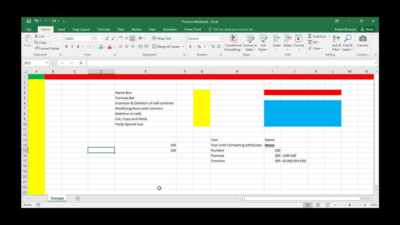 Excel Basics 2 - How to delete cells in Excel? How to copy and paste in Excel?