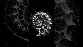 Organic shell transformation | AI visual loop 🐚