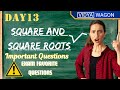 📘 Squares and Square Roots – Class 8 Maths | Quick Revision