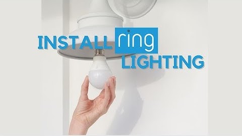 HOW TO Install Ring Smart Lighting A19 Smartbulb - Home Security lighting -  Outdoor Lighting (DIY)