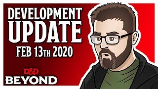 D&D Beyond Dev Update - Blood Hunter, Digital Dice & Top Feats