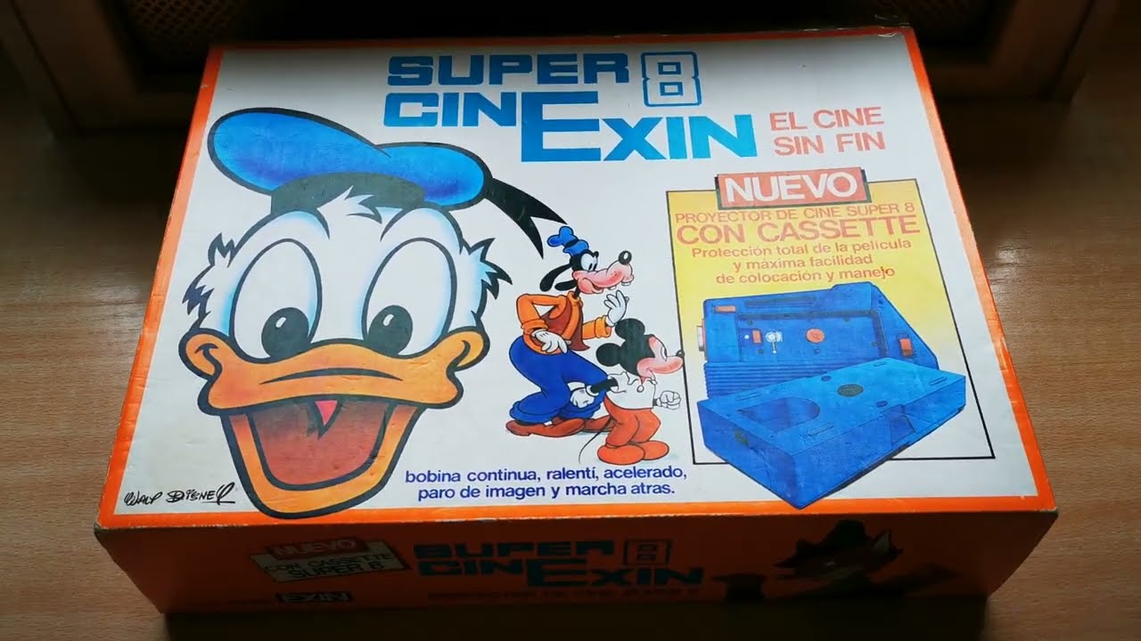 JUGUETE SUPERCINEXIN EXIN 1983 (LO PROBAMOS Y FUNCIONA COMO EL PRIMER DÍA)