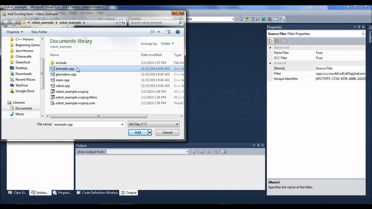 Setting up Beginning OpenGL Project in VC++ - YouTube