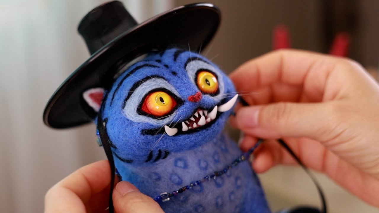 [CC]니들펠트 장인의 더피 만들기 with 갓