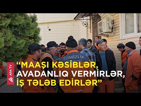 Naxçıvanda bu gün küçələr təmizlənmir – İşçilər işə çıxmaqdan imtina etdi - APA TV