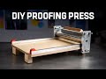 Diy letterpress proofing pressetching press