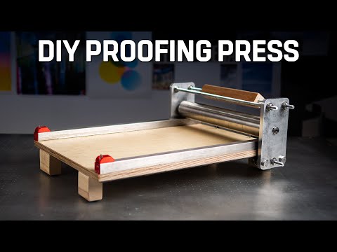 DIY Letterpress Proofing Press/Etching Press