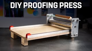 DIY Letterpress Proofing Press/Etching Press