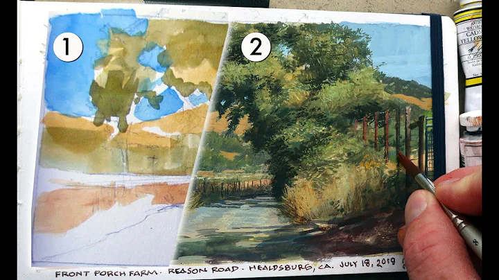 Landscape Painting Tutorial: Start with Patches, Finish with Details