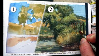 Landscape Painting Tutorial: Start with Patches, Finish with Details