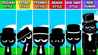 Incredibox Sprunki ALL BLACK in Different Mods