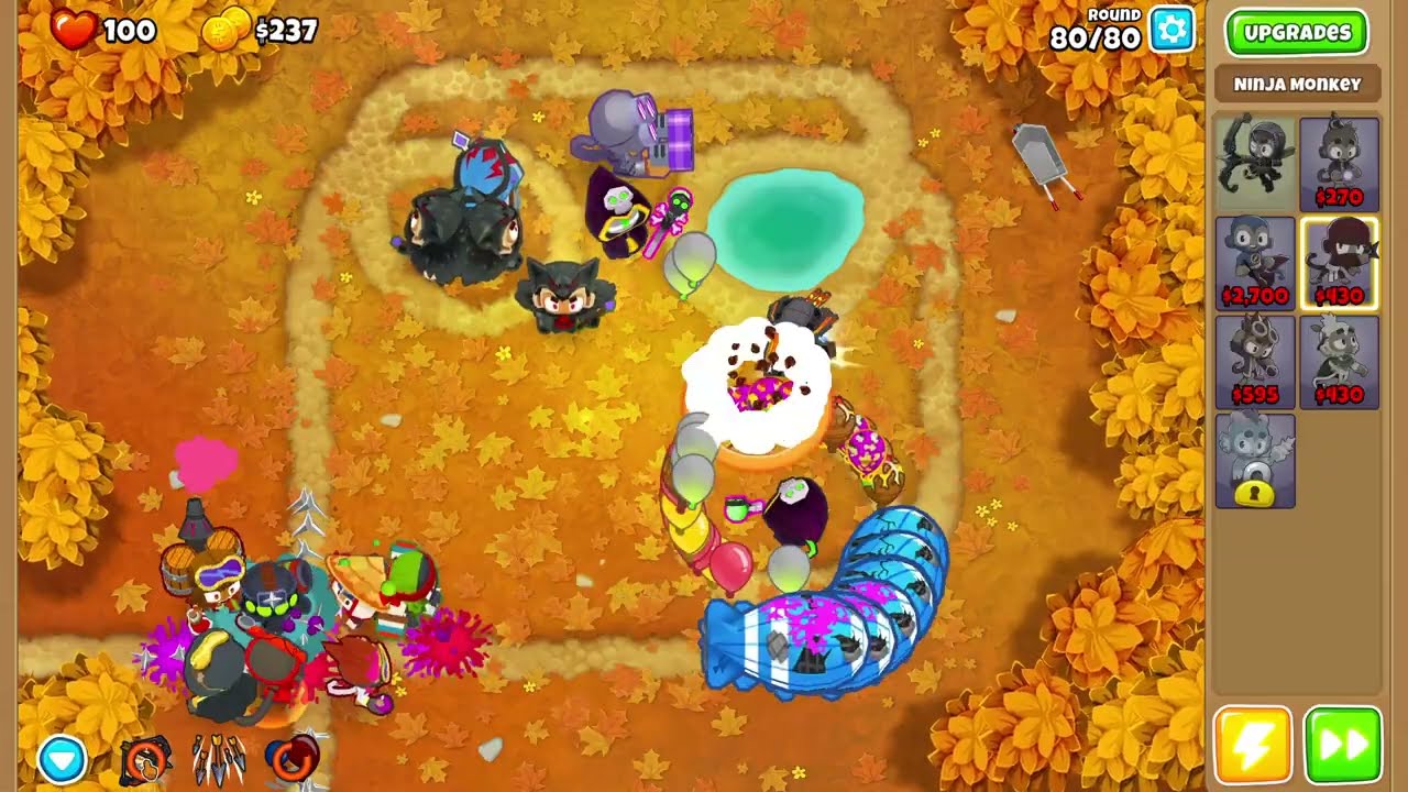 Magics monkeys only In the loop - No damage.