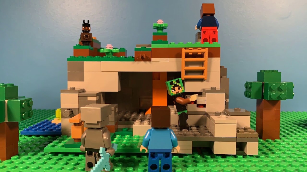 Lego Minecraft Adventures of Steve Ep 3: DIAMONDS!!! - YouTube