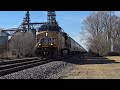 212 Car Monster Grain Train With 3 DPUS Ridgefield Il 