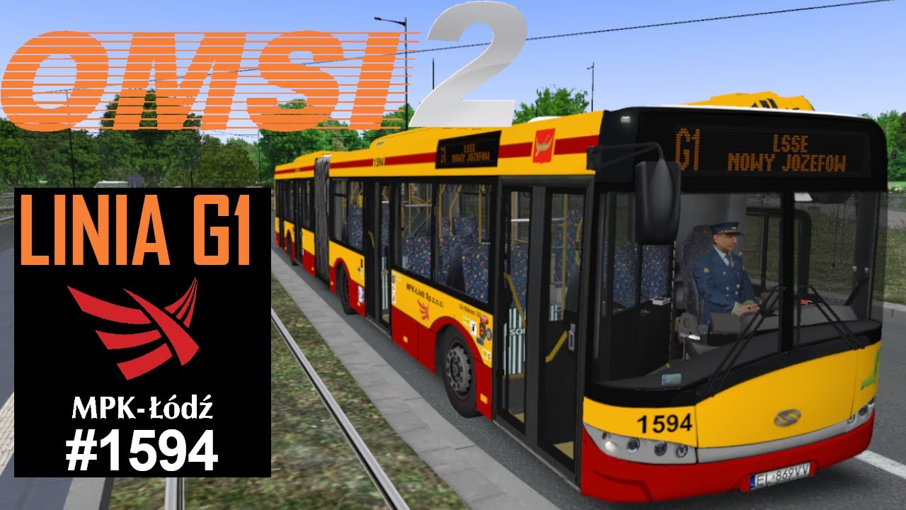 OMSI 2 - Łódź | Linia G1 | Solaris Urbino III 18 Euro 6 | MPK Łódź #1594