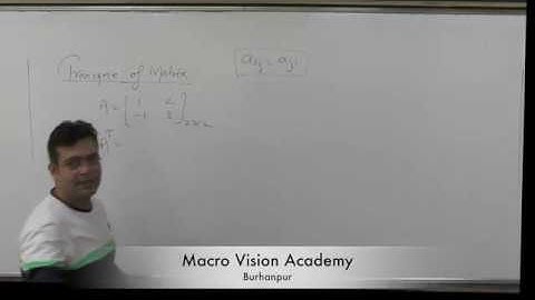 JEE MAINS | CBSE | Matrices | Lecture 2 | VS Sir | MVA Burhanpur