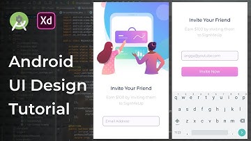 Invite Friend UI Animation Adobe Xd to Android Studio Tutorial