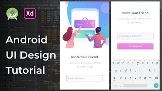 Invite Friend UI Animation Adobe Xd to Android Studio Tutorial