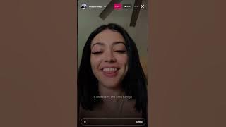 Malu Trevejo Instagram live (6.22.25)