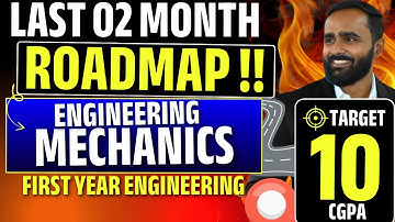 Engineering Mechanics| Last 02 Month Roadmap | Target 10 Pointer | Pradeep Giri Sir